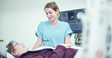 Patientin und MTRA