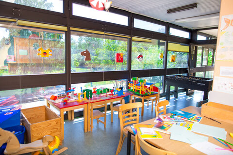 Das Kinder- und Spielzimmer am KRH Klinikum Neustadt am Rübenberge in dem Institut für Kinder- und Jugendheilkunde