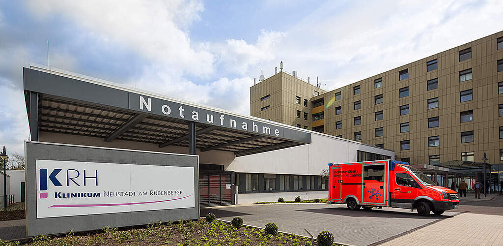 Das Krankenhaus von außen